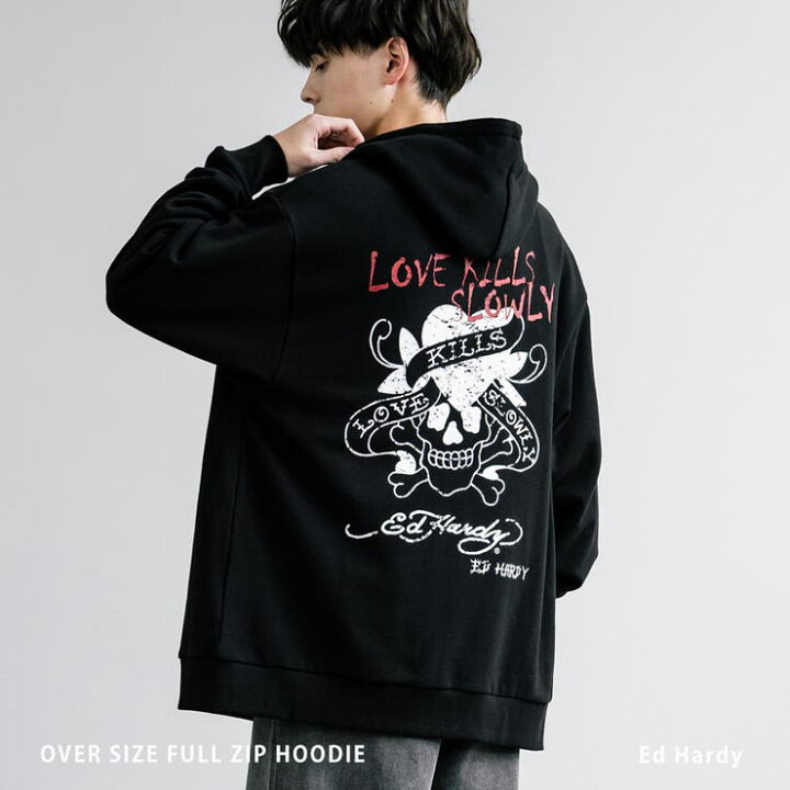 楽天市場】Rocky Monroe エドハーディー パーカー フルジップ 