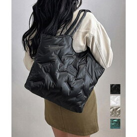 Miniministore 中綿入りナイロントートバッグ大容量鞄軽量 バッグ・鞄