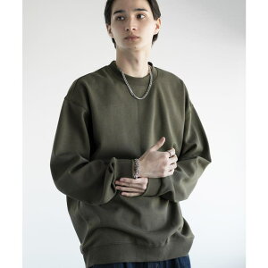 �y10��OFF�N�[�|���I4/10(��)1:59�܂Łzaimoha men aimoha MEN/HEAVY COTTON BASIC SWEAT �x�C�V�b�N �X�E�F�b�g �g�b�v�X