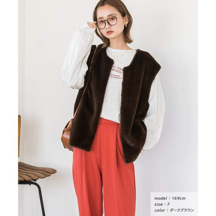 楽天市場】ふんわりゆったりフェイクエコファーベスト : SHOPLIST