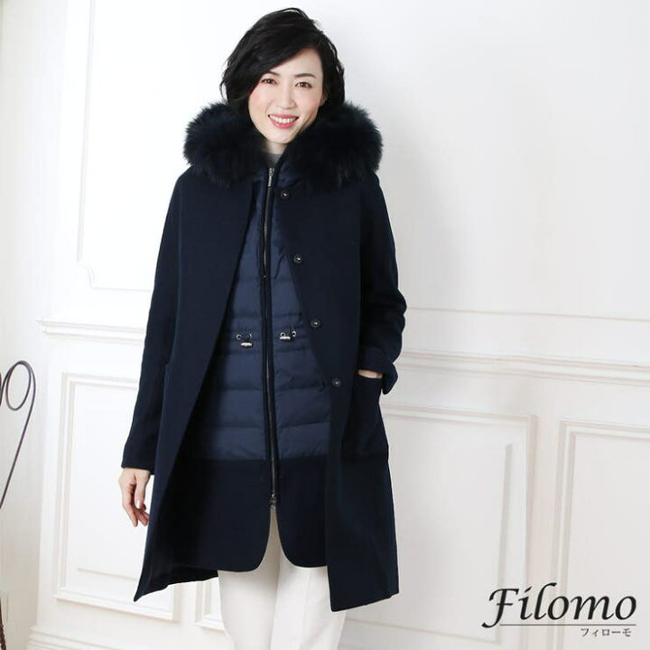 楽天市場】【12/26 1:59まで 10%OFFクーポン】Filomo ノーカラー 3way 