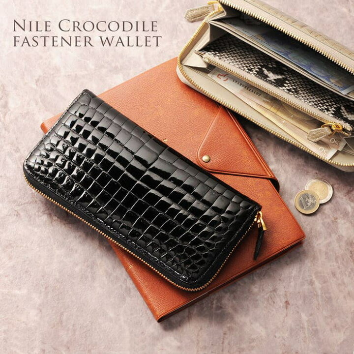 楽天市場】sankyo shokai クロコダイル 長財布 内装 パイソン ラウンド  