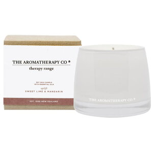 Sanwa Select Therapy Range �Z���s�[�����W Essential Oil Soy Wax Candle�G�b�Z���V�����I�C���\�C���b�N�X�L�����h�� Sweet Lime  Mandarin�X�C�[�g���C���}���_����