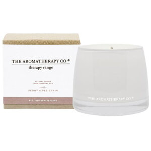 Sanwa Select Therapy Range �Z���s�[�����W Essential Oil Soy Wax Candle �G�b�Z���V�����I�C���\�C���b�N�X�L�����h�� Peony  Petitgrain �s�I�j�[�v�`�O���� Soo