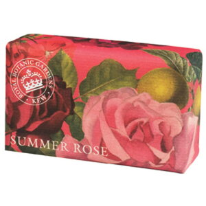 Sanwa Select English Soap Company CObV\[vJpj[ KEW GARDEN L[EK[f LuxuryShea Soaps VA\[v Summer Rose T}[[Y {fBEnhEtbgPA