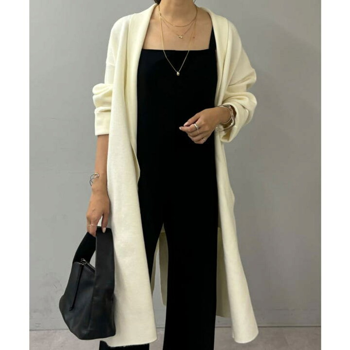 楽天市場】【店内全品5％OFF】【SHENERY】接結ニットガウンコート  