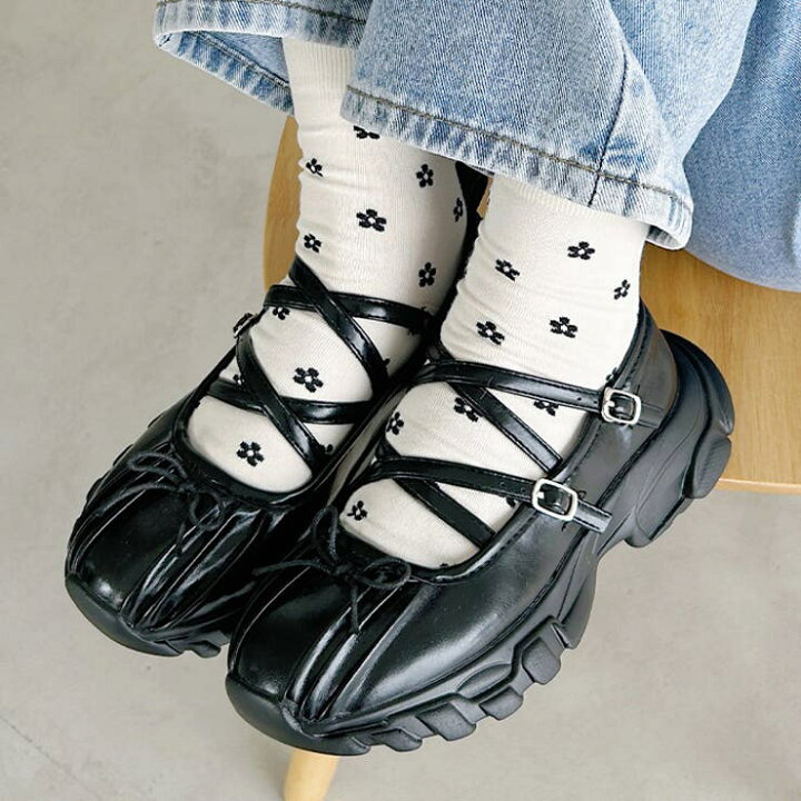 楽天市場】ボリュームソールバレリーナストラップシューズ : SHOPLIST