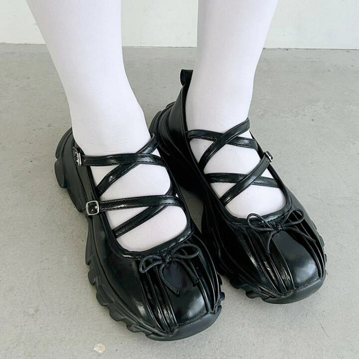 楽天市場】ボリュームソールバレリーナストラップシューズ : SHOPLIST