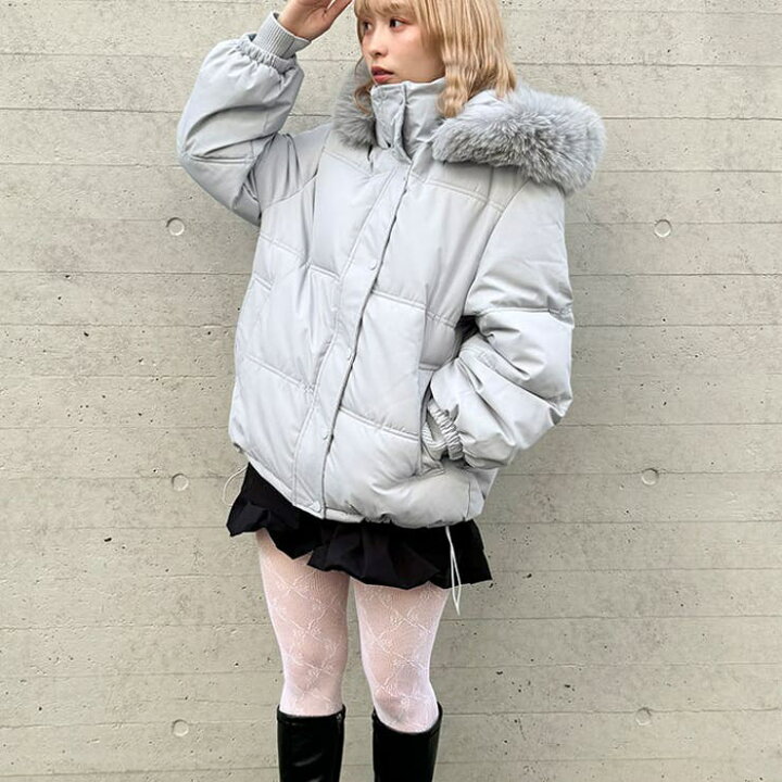 楽天市場】Outfitter lab ボリュームファーフードパデットジャケット 