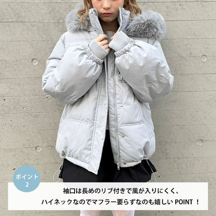 楽天市場】Outfitter lab ボリュームファーフードパデットジャケット 