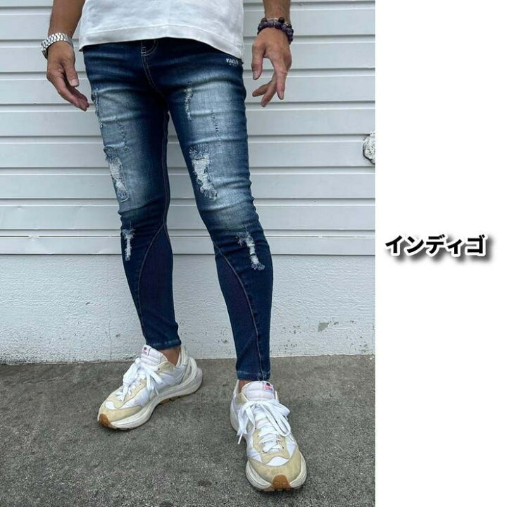 楽天市場】WEB COMPLETE ストレッチデニム ジョガーパンツ メンズ 
