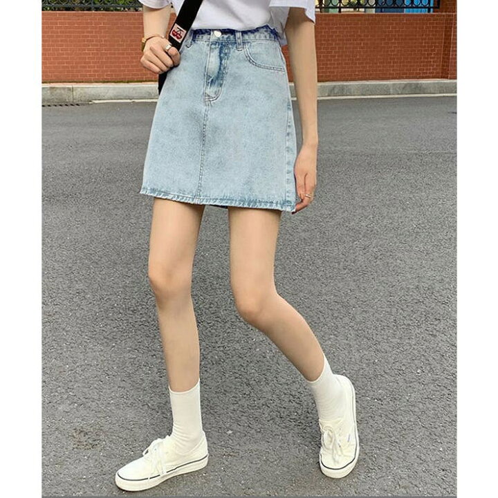 楽天市場】kirakiraShop デニムミニスカート 4サイズ ボトムス ミニ  