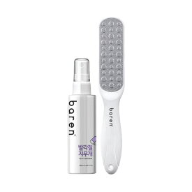 【10％OFFクーポン！11/11 (火)1:59まで】POPBERRY KaKaTo LaBo by baren バレン かかと ラボ エッセンス & かかとブラシ セット FOOT SOFTENER AT-HOME 韓国 サロン お家で フットケ