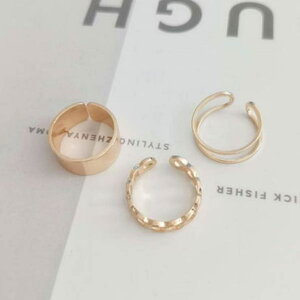 VICTORIA 3�_�Z�b�g �����O �w�� �A�N�Z�T���[ �A�N�Z �����O �V���o�[ �S�[���h �t���[�T�C�Y 22J5573 �A�N�Z�T���[