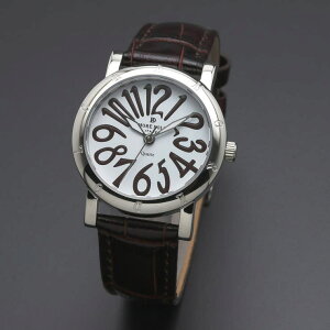 �y10��OFF�N�[�|���I4/10(��)1:59�܂Łzbright wrist AMORE DOLCE �A���[���h���`�F�r���v �r�b�O�t�H���g�E�H�b�` AD18303-SSWH_BR �A�N�Z�T���[