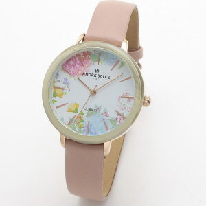 �y10��OFF�N�[�|���I4/10(��)1:59�܂Łzbright wrist AMORE DOLCE �A���[���h���`�F�r���v �t�����[�v�����g�E�H�b�` AD20301S-PGWH_PK �A�N�Z�T���[