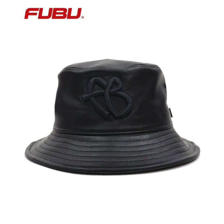 楽天市場】FUBU フブ メンズ ハット FBFaux Leather Bucket Hat