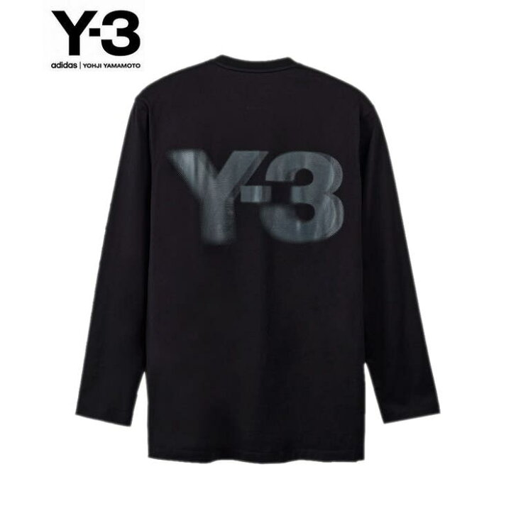 楽天市場】Y-3 ワイスリー メンズ Tシャツ Y-3 LOGO LS TEE ブラック 