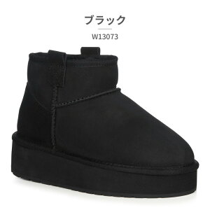 つるや EMU Australia ムートンブーツ レディース フォイ フラットフォーム マイクロ W13073 エミュ オーストラリア Foy Flatform Micro 厚底 シープスキン 撥水 定番 シューズ・靴