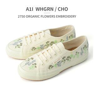 ��� SUPERGA �X�j�[�J�[ ���f�B�[�X �I�[�K�j�b�N�t�����[ �G���u���C�_���[ 3A6133DW A1I �X�y���K 2750 ORGANIC FLOWERS EMBROIDERY �h�J �{�^�j�J