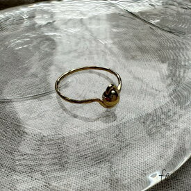 【10％OFFクーポン！12/11(木)1:59まで】feu SILVER925アクセントボールリング　華奢　アレルギー対応素材　モード感　春夏秋冬　韓国ファッション　レディース通販　2023年新作　【SILVER925】WRAP BALL RING ア