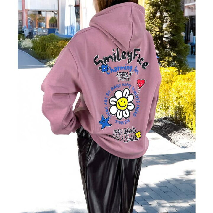 楽天市場】【店内全品10%OFF】【SMILEY FACE】 オーバーサイズ 