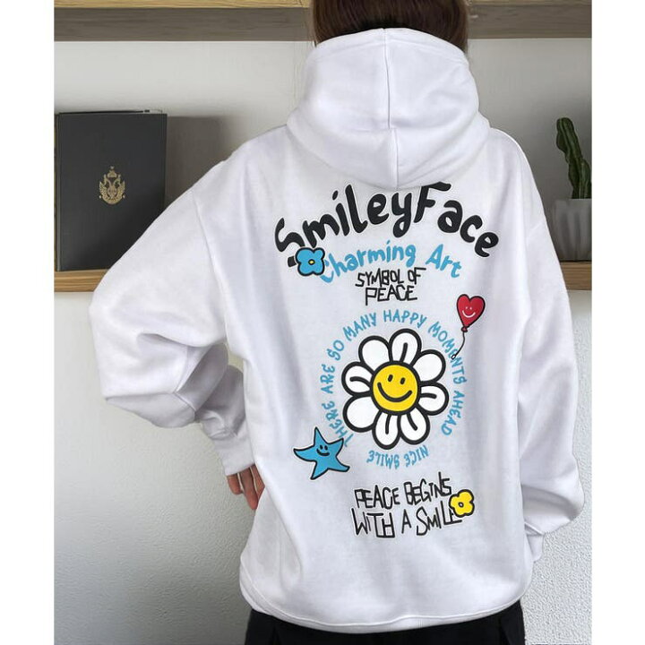 楽天市場】【店内全品10%OFF】【SMILEY FACE】 オーバーサイズ 