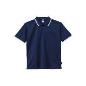 Etre pret 【LIFEMAX】ライン入りベーシックドライポロシャツ トップス