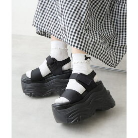 DEMETER 【25年春夏新作】厚底 2段ボリュームソール ベルクロ スポーツサンダル シューズ・靴