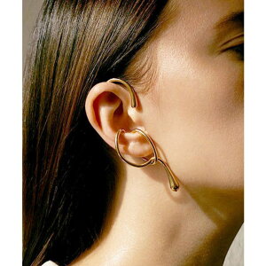 ninon イヤーカフ 大ぶり 両耳 セット レディース 大きめ デザイナーズ ボリューム デザイン イヤーカフス ゴールド シルバー シンプル 大人 おしゃれ カジュアル オフィス 通勤 通学 アクセサ