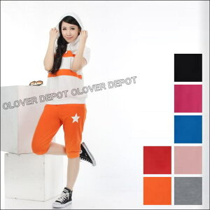 CLOVERDEPOT 再再再入荷 夏 スウェット ジャージ 上下セット セットアップ ルームウェア 半袖 パジャマ 部屋着 楽チン ゆるカジ カジュアルレディース レディス スエット パーカー ゆったり 半