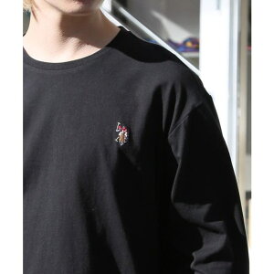 �y10��OFF�N�[�|���I4/10(��)1:59�܂ŁzSETUP7�yWOMEN�z �yU.S. POLO ASSN.�zClassical PONY long sleeve Tee / �N���V�J���|�j�[ �����|�C���g���S ����T�V���c �g�b�v�X