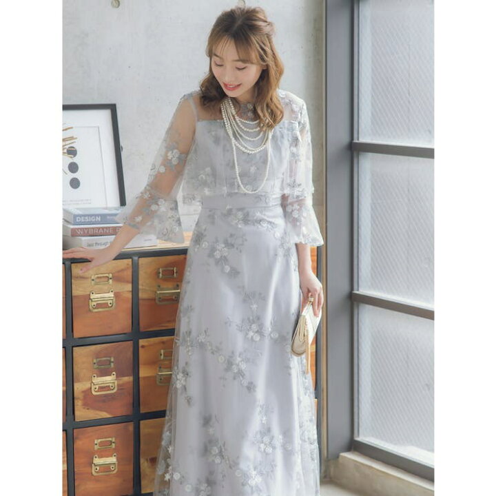 楽天市場】【4/10 1:59まで 10%OFFクーポン】総フラワー刺繍シースルー  