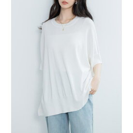 SAISON DE PAPILLON クルーネックニットプルオーバー トップス