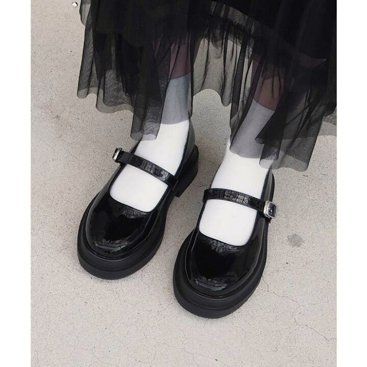 楽天市場】minia ぽっくりストラップローファー minia ミニア 