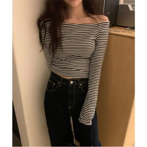 �y10��OFF�N�[�|���I5/16(�y)1:59�܂Łzby muni:r �X�g���C�v�I�t�V�����_�[T�V���c �g�b�v�X