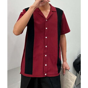 aimoha men �yaimoha neo�zRetro Edge Cuba Shirt �g�b�v�X