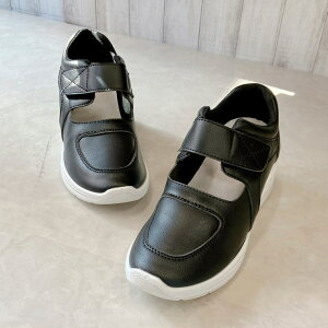 Noubel Voug Relax ストラップデザイン エレガンス ヒールアップスニーカー シューズ・靴