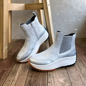 Noubel Voug Relax 厚底トラックソール サイドゴア スニーカーブーツ シューズ・靴