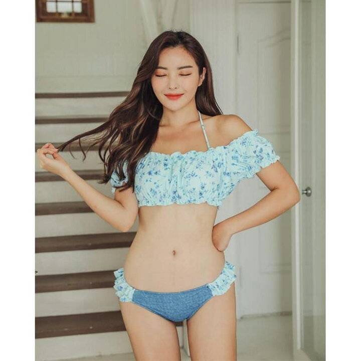 楽天市場】GRAXIA フラワーフリルがロマンティックなビキニ2点セット  