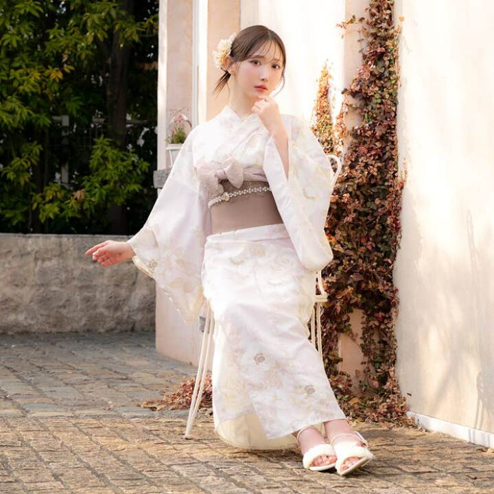 楽天市場】【10％OFFクーポン！5/16(土)1:59まで】Dazzy 淡茶×白薔薇柄 
