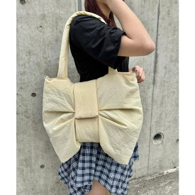 Outfitter lab リボンモチーフソフトナイロンショルダーバッグ バッグ・鞄