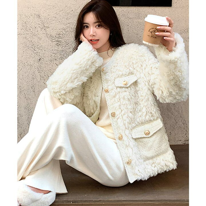 楽天市場】【10％OFFクーポン！8/27(木)1:59まで】Riff ファーコート 