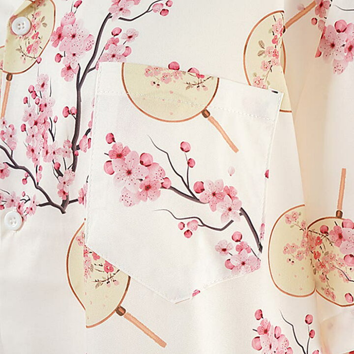 楽天市場】Decorative 柄シャツ 梅 梅の花 桜柄 さくら 桃 桃の花 花柄 