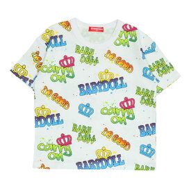 【10％OFFクーポン！4/17(金)9:59まで】BABYDOLL ネオン総柄Tシャツ 0585K トップス