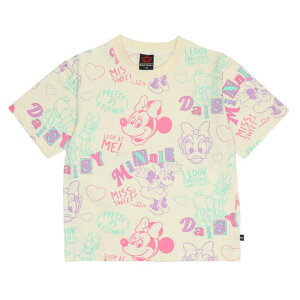 BABYDOLL 親子お揃い ディズニー カラフル総柄Tシャツ 0576K トップス