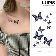 LUPIS バタフライタトゥーシール アクセサリー