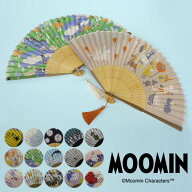 【10％OFFクーポン！6/11(木)1:59まで】kimonocafe ムーミン 扇子 15種類 MOOMIN 箱付き プレゼント 母の…