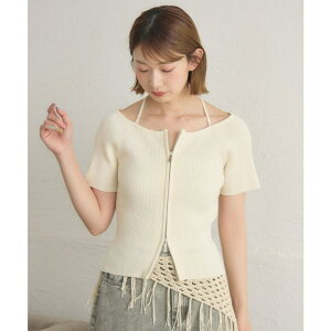 �y10��OFF�N�[�|���I5/27(��)1:59�܂ŁzRETRO GIRL �z���^�[WZIP�J�[�f �g�b�v�X
