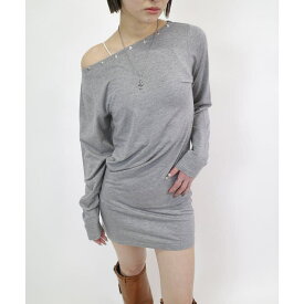 PAL GROUP OUTLET 【WHO'S WHO gallery】オフショルミニワンピ ワンピース・ドレス
